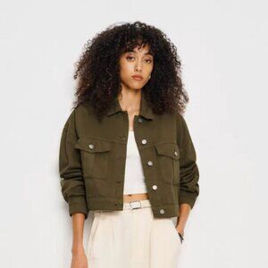 Reformation Hudson Military Twill Jacket